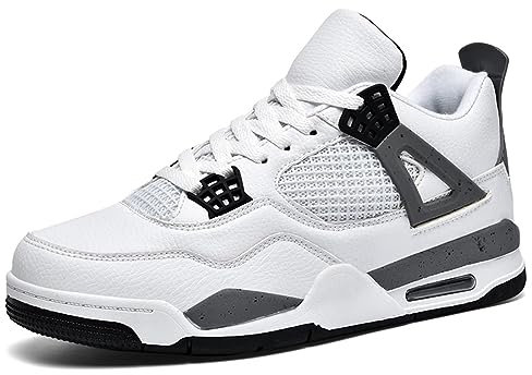 Marbury Herren Damen Air 4 Retro Sneaker Schuhe Skateboardschuhe Laufschuhe Turnschuhe mit Luftpolster Walkingschuhe Basketballschuhe Sportschuhe