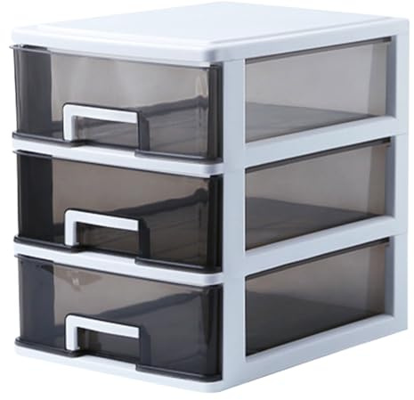 Cassetti portaoggetti trasparenti impilabili, scatola portaoggetti per armadio da scrivania - Scatola portaoggetti impilabile Cassetti portaoggetti trasparenti a più livelli,Organizzatore per armadiet