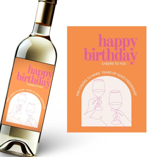 Weinflaschenetikett | Geschenk für Geburtstag