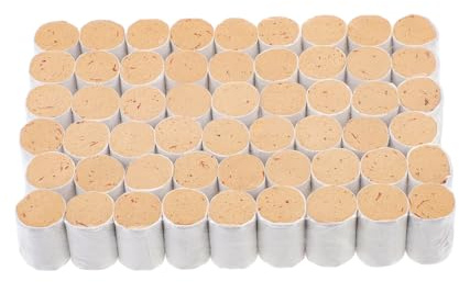 Palitos de Moxa para Moxibustión Hechos a Mano 54 Uds | Moxa Cártamo, Tono Amarillo, Terapia Curativa, Caja Reductora de Humo Incluida