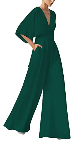 Générique Tenues Élégante Combinaison Pantalon Femme Chic Jumpsuit Pour Mariage Ensemble Vetement Tailleur Tenue Invité Ete Robe Fourreau Et Elegant De Ceremonie Soirée Grande Taille Soiree
