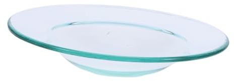 VALICLUD Piattino Vetro per Oli Essenziali Supporto per Candele Aromaterapia Design e Riutilizzabile Facile da e Sostituire per Diffusori e Bruciatori