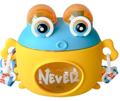 JIEBWCHA Gourde pour - 600 ml - En forme de cancer - Gobelet de sport avec deux ouvertures pour boire et sangle de transport - Pour camping, pique-nique et randonnée