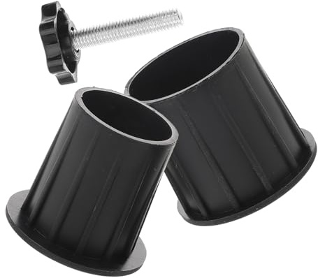 Gadpiparty 2pcs Bouchons Annulaires en Silicone pour Trous de Support de Parasol de Jardin Extérieur avec 1 Vis, Installation Rapide et Protection Sécurisée pour Pied de Parasol