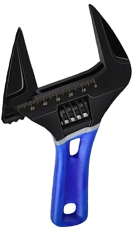 Nankoyal Petite clé, outils à mâchoire large, clé à poignée courte – pour salle de bain, cuisine, évier, robinetterie d'eau, raccords de machines, appareils d'appartement, plomberie, plombier