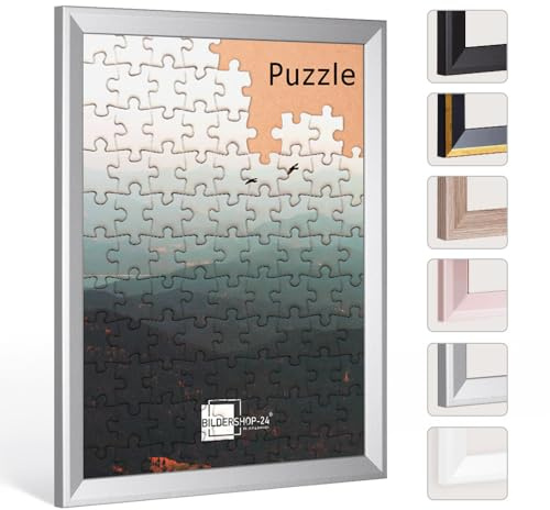 Puzzlerahmen PRIO 34x48cm Alu geschliffen (Dekor) für ca. 300-500 Teile