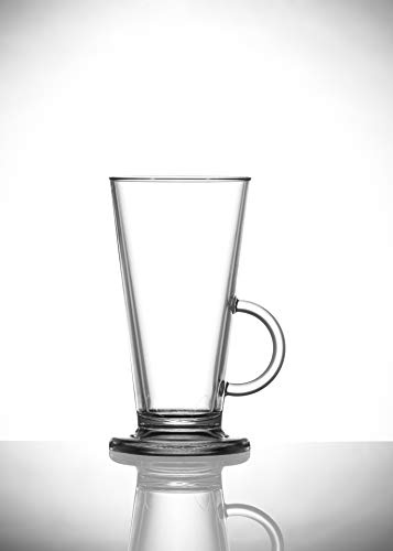 Virtually Unbreakable Polycarbonate Coffee Elite 8oz Latte Cup Pack of 4