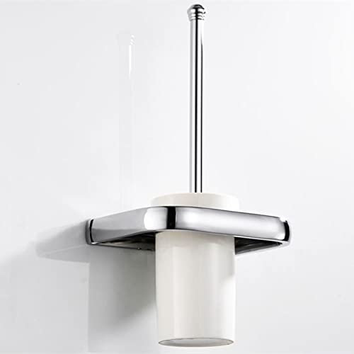 Spazzolone Scopino Scopino Holder Rame Ottone Antico/Spazzola/Bianco/Nero Accessori Bagno Parete-nero Bronzo spazzole per WC (Color : Brush)
