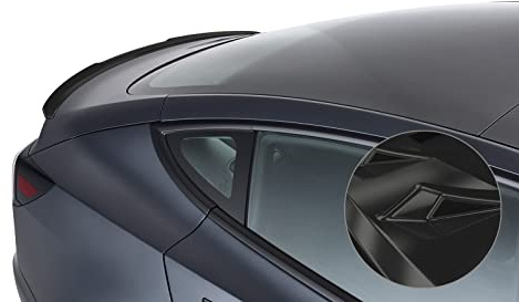 CSR-Automotive Heckflügel schwarz glänzend für Tesla Model 3 mit ABE