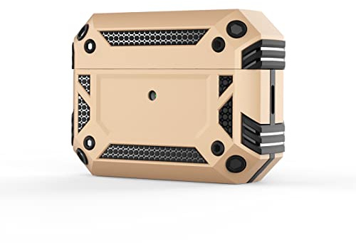 AKABEILA Case for AirPods Pro 2 2022 Case Cover with Carabiner Military Armor Protective Case AirPods Pro 2nd Generation Support Wireless Charging