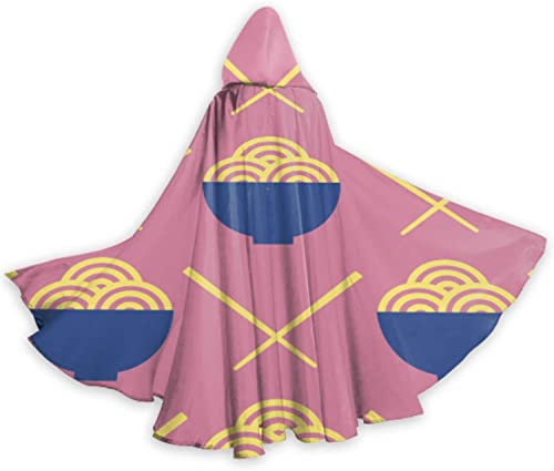 ZQBDFC Utensilios de cocina chinos creativos palillos capucha capa hombres adultos bruja capa 59 pulgadas para Navidad Halloween cosplay disfraces