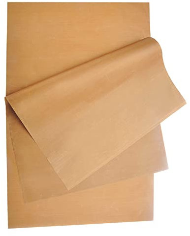 Set di 3 pellicole da forno permanenti, 40 x 60 cm, grandi per grigliare e cuocere, carta da forno, riutilizzabili, lavabili in lavastoviglie, estremamente durevoli