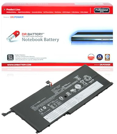 DR. BATTERY 00HW028 01AV439 Battery Compatible with Lenovo ThinkPad X1 Carbon 4th Gen 4 2016 ThinkPad X1 Yoga Gen1 Gen2 00HW029 01AV441 01AV457 01AV458 01AV409 01AV438 SB10K97567 SB10F46466 [15.2V]