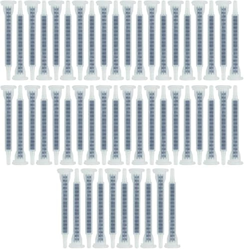 Pack 25 unidades Cánulas para adhesivos Boquillas mezcladoras para pasta bicomponente y pegamentos estructurales, 50ml