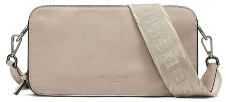 LIEBESKIND Berlin Damen-Umhängetasche,Clarice M“ Crossbody Bag, Leder, verstellbare Schulterriemen, Reißverschluss-Fächer, Knopfverschluss
