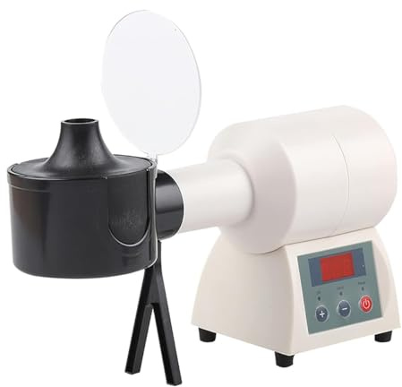 Réchauffeur de monture de lunettes, réchauffeur de monture de lunettes avec écran LCD et petit capot, température de fonctionnement 40 °C à 150 °C, coque réglable et ignifuge, pour centre optique