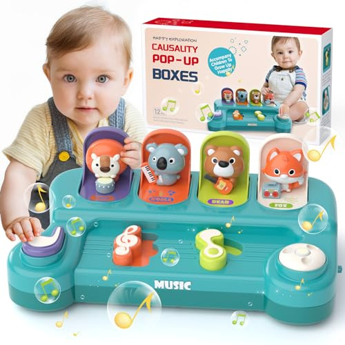 usrela Baby Spielzeug ab 1 Jahr, Spielzeug mit Musik, Geburtstagsgeschenk