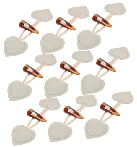 PHENOFICE 10paare Knebelknöpfe Für Kleidung Knebelverschlüsse Für Mäntel Schnallen Aus Hochwertigem Material Knebelschnallen Zum Nähen Knöpfe Für Mantelverschlüsse