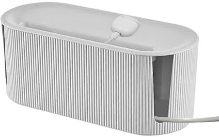 Kabel Aufbewahrungsbox, Kabelbox Schreibtisch, Kabel Aufbewahrungsbox Mit Deckel, Kabelmanagement Box, Kabel-Versteckbox Zum Verstecken Von Überspannungsschutz, ABS-Kunststoff Kabelmanagement Box