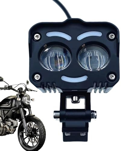Motorcykel LED-strålkastare, motorcykelstrålkastare, 35 W LED-lampor för motorcyklar, hög belysning, vattentäta belysningstillbehör för nattkörning på gatan