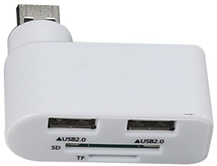 Hub USB Giratorio, Mini Extensor USB de 4 Puertos con Transferencia de | datos de alta velocidad de 480 Mbps, concentrador de cable multifuncional para portátiles, tabletas, divisor de cable compact