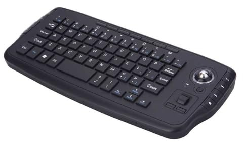 mophrati Computer 2-in-1 Keyboard Trackball Laptop Fast Speed Low Delay Wireless Keypad Mouse Desktop PC Accessories