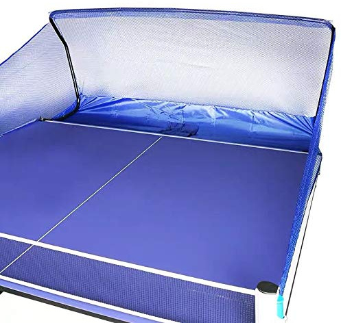 QYDZSHOP Tischtennisball-Auffangnetz, Mobiles Ballauffangnetz, Trainingsnetz Zur Befestigung An Der Tischtennisplatte Für Ballauffang, Aufschlag Oder Multi-Ball-Training