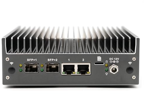 Protectli Vault Pro VP2440-4 Port, Micro Appliance/Mini PC – Intel N150, 2 cartes réseau SFP+ 10G, 2 cartes réseau 2,5 G, RAM DDR5, 32 Go eMMC embarqué, stockage SSD M.2 SATA, AES-NI, Barebones