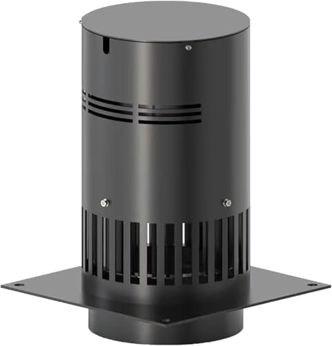 Comignolo Universale, Camini per Camini in Acciaio Inox, Comignolo Rotondo, per Camini Raffreddati Ad Aria, Ideale per Condizioni di Bagnato, Facile da Installare, Copritubo per S, 100mm/3.9in