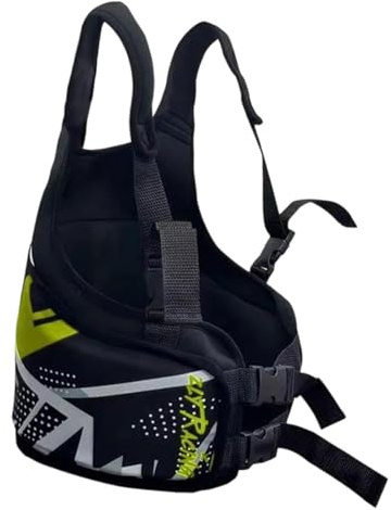 Amagogo Kids Karting Rib Protector Vest Adjustable Multifunctional Comfortable Shock Absorption Child Go Kart Chest Protector Body Armour Rib Vest Impact Protection Gear, Yellow
