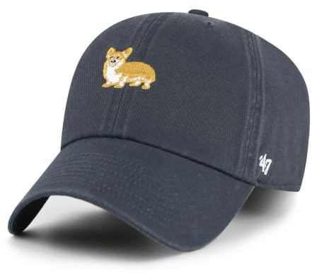 47 Cappellino Corgi Dog Icon Clean Up Blu Navy