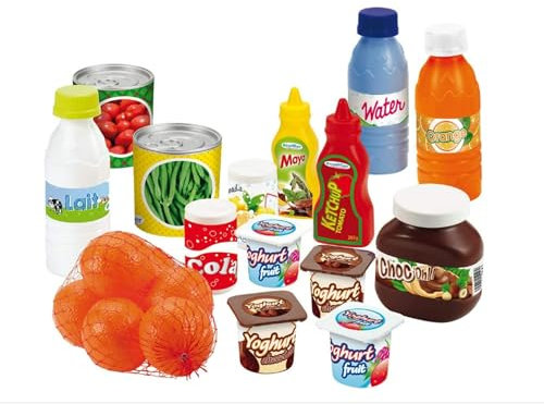 Ecoiffier Spielzeug - 2644 - Pack Drive 100 % Chef - Lebensmittel-Imitationen für Kinder - 20 Teile - Ab 18 Monaten - Herkunft Frankreich Garantiert