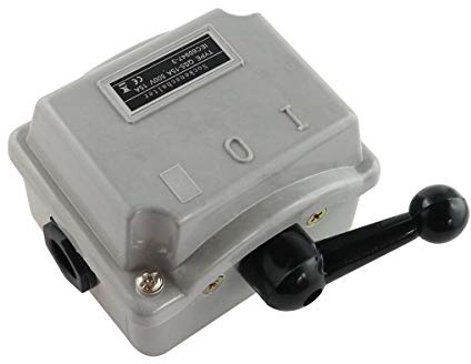 WITTKOWARE Drehstrom-Nockenschalter mit Hebel, 3-polig, EIN/AUS, 15A, 500V~, IP54