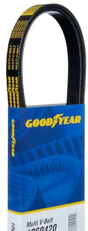 Goodyear Belts 1060435 Serpentine Belt, 6-Rib, 43.5 Length for 1967-2023 for 1997-1999 Acura & 2012-2016 Audi & 1981-1988 Autocar & 2009-2012 B