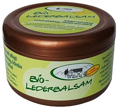 BIO LEDERBALSAM 250ml mit Bienenwachs Lederfett Schuhcreme Leder Pflege Balsam Leder Wachs 88