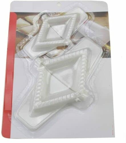 TRTO 2 Triangle Mould Press for SAMOSA Dumpling Pie EMPANADA Maker Easy to USE and Cleans