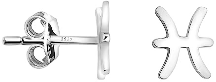 SOFIA MILANI - Damörhängen i 925 Silver - Stiftörhänge med Fiskarna Stjärntecken - E2122