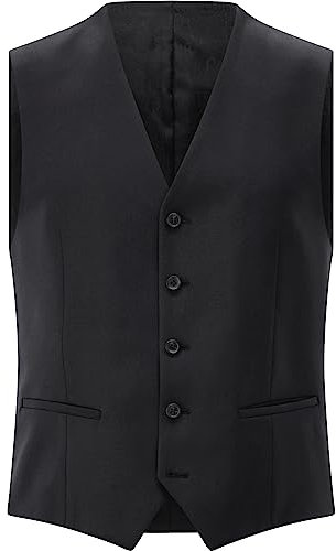 CG CLUB of GENTS Herren Cg Arvin-st Arbeitsanzug-Weste, Schwarz, 56