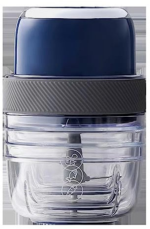 OPyCos Picadora de Carne eléctrica con 3 tazones Cortadora de Carne portátil de Alta Velocidad Picadora de condimentos for Barbacoa doméstica