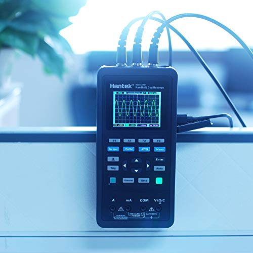 Hantek 3in1 USB Automotive handheld Oscilloscope Portable Software HANTEK 2D72 2D42 2C42 2C72 Multimeter Mini Oscilloscope Signal Generator(Hantek2C42)