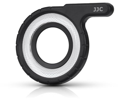 JJC LED Light Guide Ring for Olympus Tough TG-7 TG7 TG-6 TG6 TG-5 TG5 TG-4 TG4 TG-3 TG3 TG-2 TG2 Digital Cameras, Macro Ring Light Flash Replaces Olympus LG-1 for Close Up Macro Photography