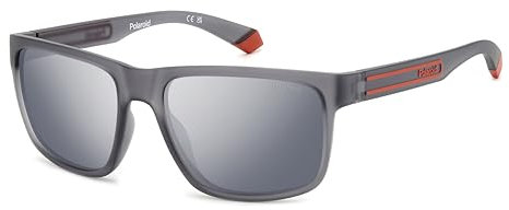 Polaroid Sonnenbrille für Herren, Mattgrau, 57