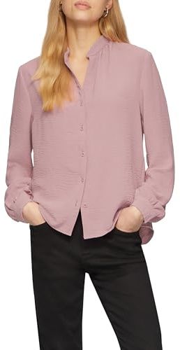 QS 2151637 Camicia con Colletto Alto, Rosa Antico, 42 Donna