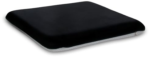 Sigmat Recliner Cushion for Elderly with Memory Foam 20x20x3 Inches Large Square Seat Cushion for Recliner Chair, Floor Pillow, Truck Seat Cushion Black