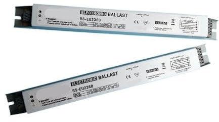 RTRCAGAKM Balastos electrónicos RS-EU236B T8 de 110 V, 2 x 36 W, for 2 lámparas Fluorescentes y lámpara de impresión, Paquete de 2