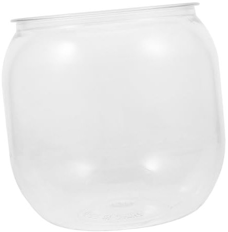 POPETPOP Transparentes Bruchsicheres Fischglas Desktop-Aquarium Für Goldfische Für Büro Und Wohnraumdekoration Blick Ihre Aquarienbewohner