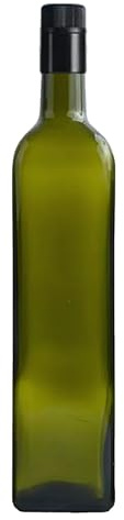 FERRAMENTA BONIFAZIO Bottiglia Marasca da 250 ml in Confezione da 15 Pezzi (0,250 Litro - 15 pezzi) Bottiglie Olio marasca Scura con Tappo salvagoccia per imbottigliamento