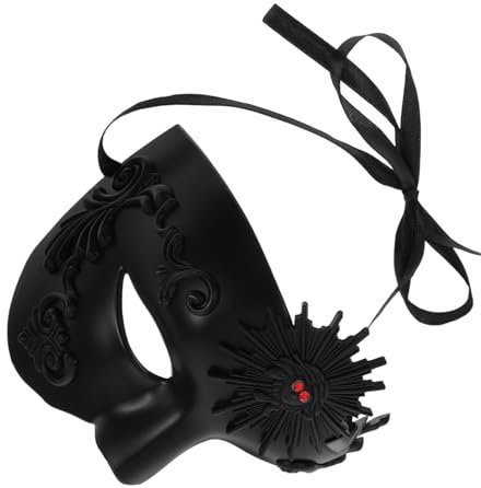MAGICLULU Demi-masque Unique Pour Hommes Et Femmes Accessoire De Carnaval Décoration De Costume Dhalloween