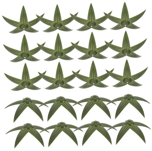 GARVALON 50stücke Künstliche Blumenkelche Kunststoff Kelchblätter Für DIY Blumen Machen Heimwerkerbedarf Blütenkelche Zum Selbermachen