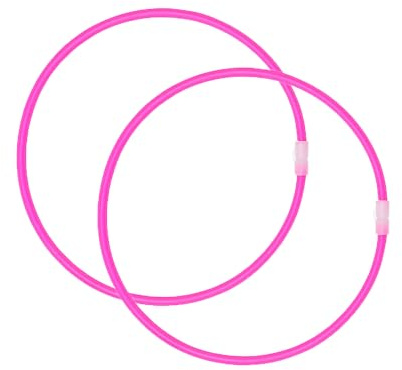 WELL HOME MOBILIARIO & DECORACIÓN- Palos Luminosos de 55 cm 2 Piezas en Bolsa Impresa-Paquete de 72 Juegos para Eventos y Fiestas, Color Rosa, Normal (WH16354)